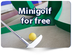 Discounts on minigolf for groups
